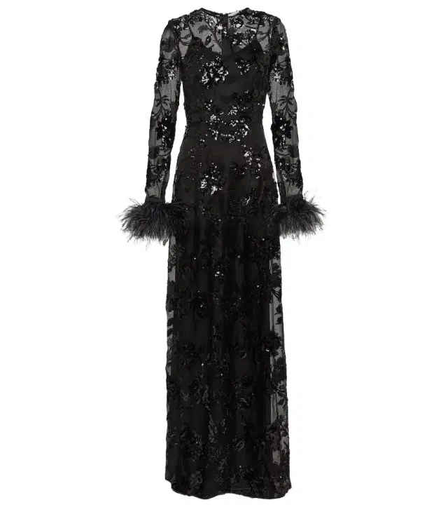 Erdem Malvina embellished silk gown