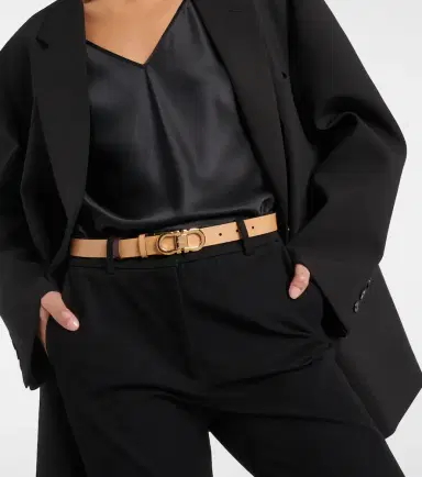 Ferragamo Gancini reversible leather belt | Thumbnail 2 Ferragamo Gancini reversible leather belt | Thumbnail 2
