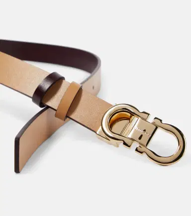 Ferragamo Gancini reversible leather belt | Thumbnail 3 Ferragamo Gancini reversible leather belt | Thumbnail 3