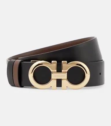 Ferragamo Gancini reversible leather belt | Thumbnail 3