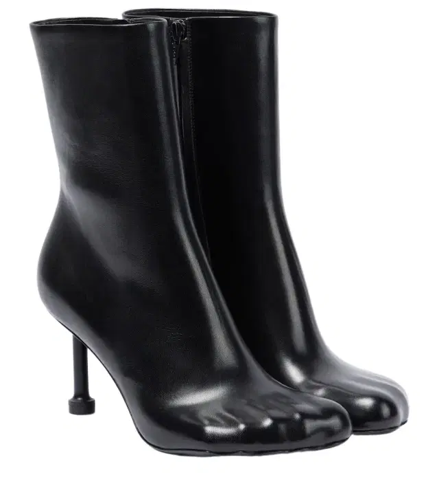Leather ankle boots