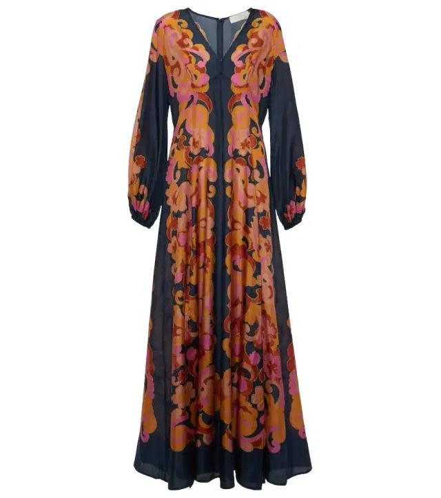 Zimmermann Acadian printed silk maxi dress