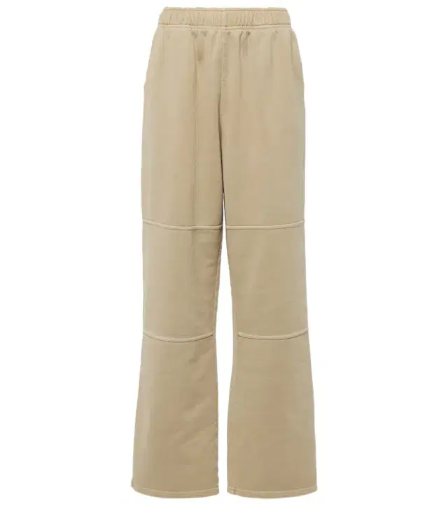 High-rise cotton sweatpants