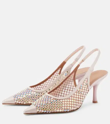 Malone Souliers Vesper 70 embellished slingback pumps | Thumbnail 2 Malone Souliers Vesper 70 embellished slingback pumps | Thumbnail 2