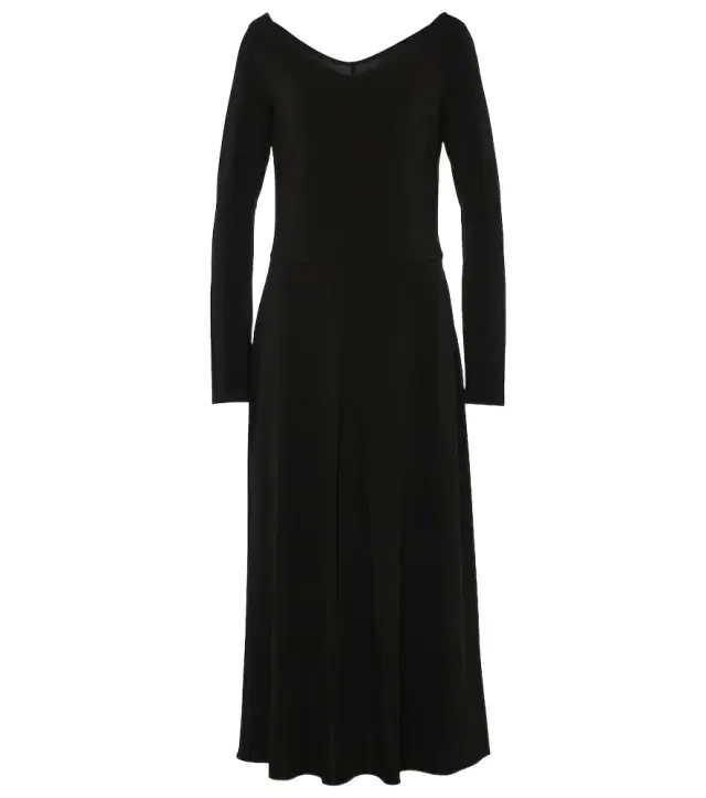 Max Mara Valido pleated jersey maxi dress