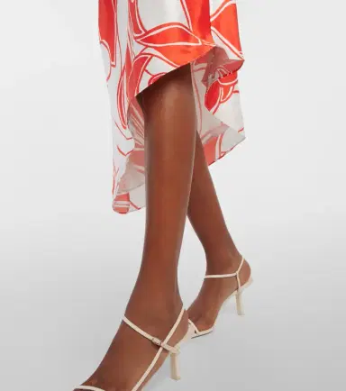 SIR Ramona printed silk midi dress | Thumbnail 3