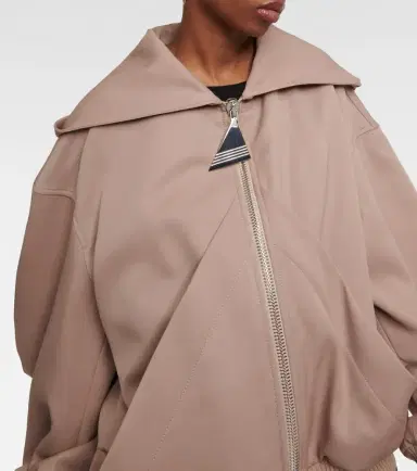 The Attico Bomber wool gabardine jacket | Thumbnail 4