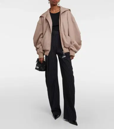 The Attico Bomber wool gabardine jacket | Thumbnail 5