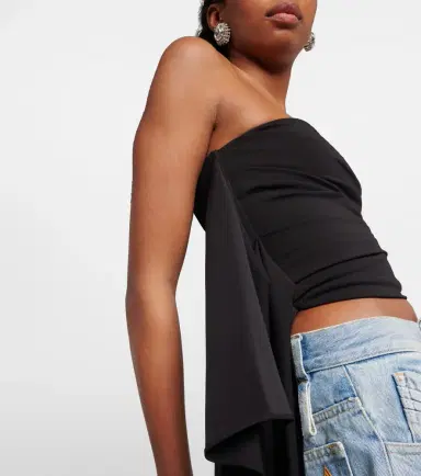 The Attico Embellished off-shoulder top | Thumbnail 5