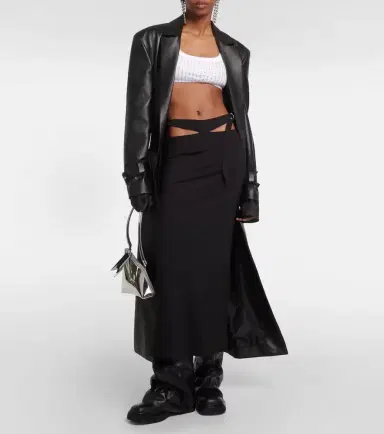 The Attico Cutout midi skirt | Thumbnail 5