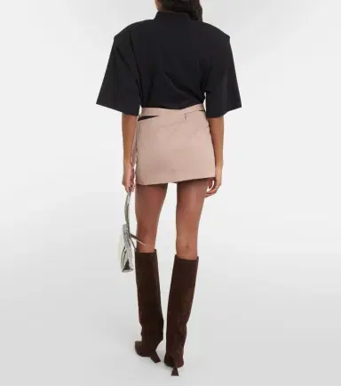 The Attico Virgin wool gabardine wrap skirt | Thumbnail 2 The Attico Virgin wool gabardine wrap skirt | Thumbnail 2