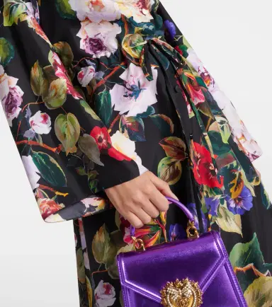 Dolce & Gabbana Floral silk satin shirt dress | Thumbnail 5