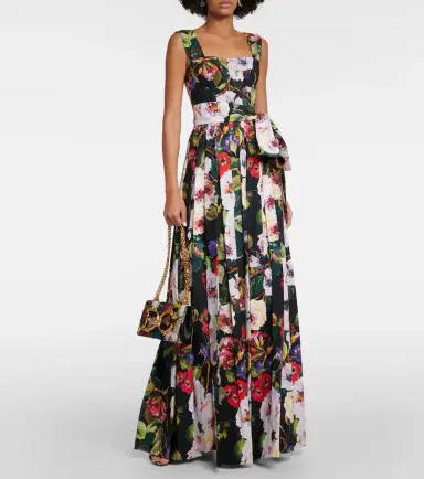 Dolce & Gabbana Floral cotton gown | Thumbnail 4