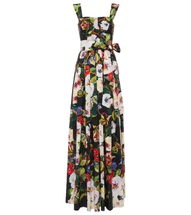 Dolce & Gabbana Floral cotton gown | Thumbnail 1