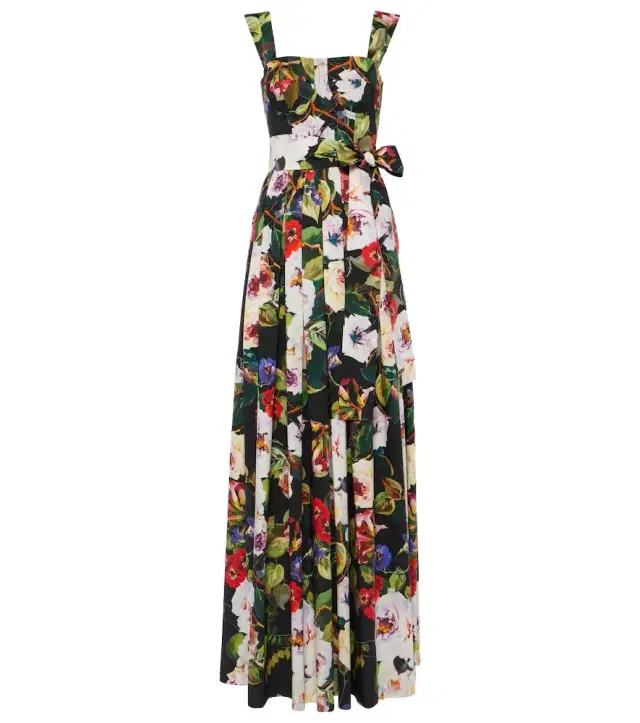 Dolce & Gabbana Floral cotton gown