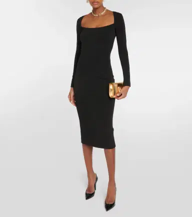 Dolce & Gabbana Jersey midi dress | Thumbnail 2