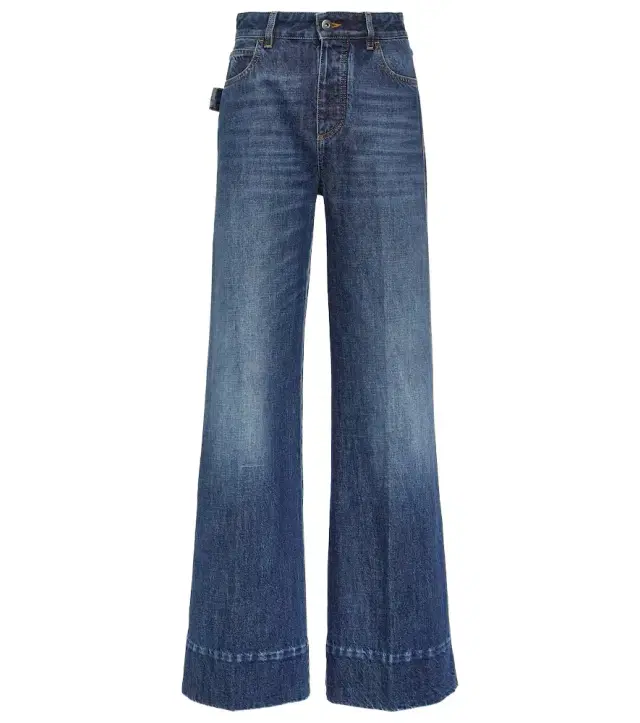 High-rise wide-leg jeans