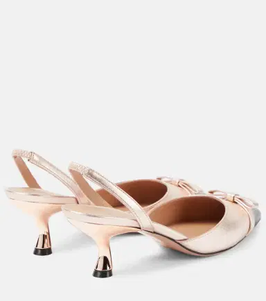 Malone Souliers Bernadette leather slingback pumps | Thumbnail 5