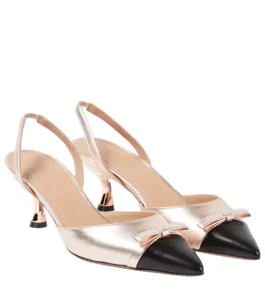 Malone Souliers Bernadette leather slingback pumps | Thumbnail 1
