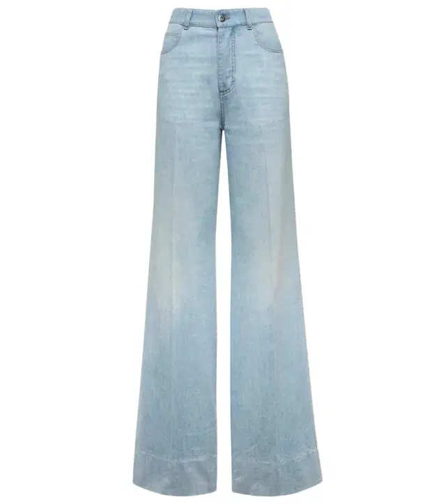 High-rise wide-leg jeans
