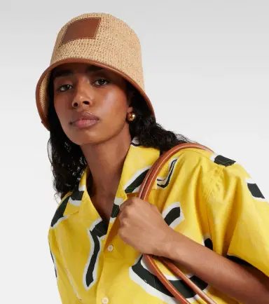 Jacquemus Le Bob Soli raffia bucket hat | Thumbnail 4 Jacquemus Le Bob Soli raffia bucket hat | Thumbnail 4