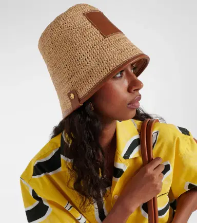 Jacquemus Le Bob Soli raffia bucket hat | Thumbnail 5 Jacquemus Le Bob Soli raffia bucket hat | Thumbnail 5