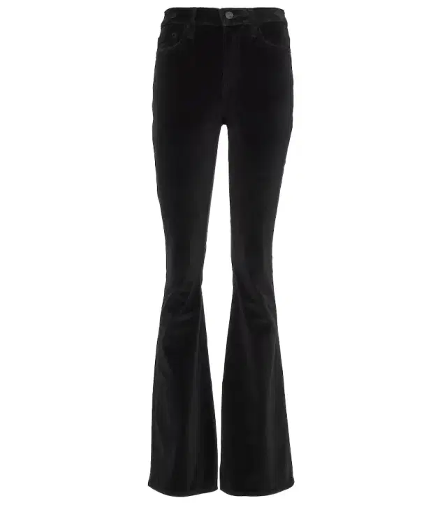 Frame Le High Flare Velveteen velvet flared pants