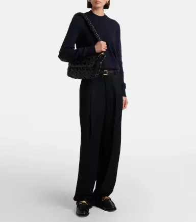 Bottega Veneta Cashmere and leather sweater | Thumbnail 3