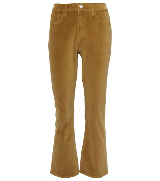 Frame Le Crop Mini Boot Velveteen bootcut jeans