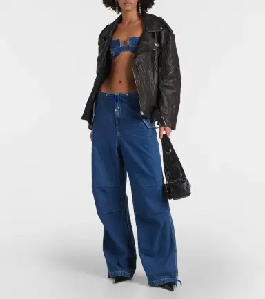 Dion Lee Parachute mid-rise wide-leg jeans | Thumbnail 3 Dion Lee Parachute mid-rise wide-leg jeans | Thumbnail 3