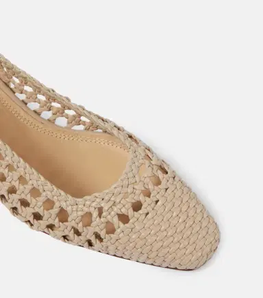 Souliers Martinez Nova Tarragona leather slingback pumps | Thumbnail 3