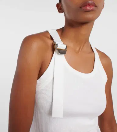 Dion Lee Safety Slider cotton-blend tank top | Thumbnail 3