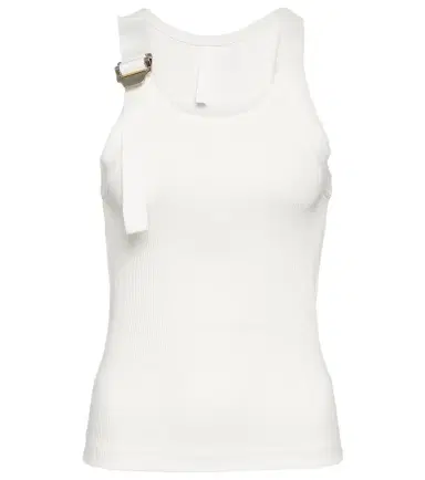 Dion Lee Safety Slider cotton-blend tank top | Thumbnail 1
