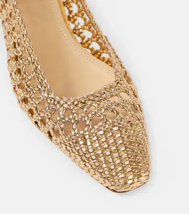 Souliers Martinez Nova Terragona leather slingback pumps | Thumbnail 4