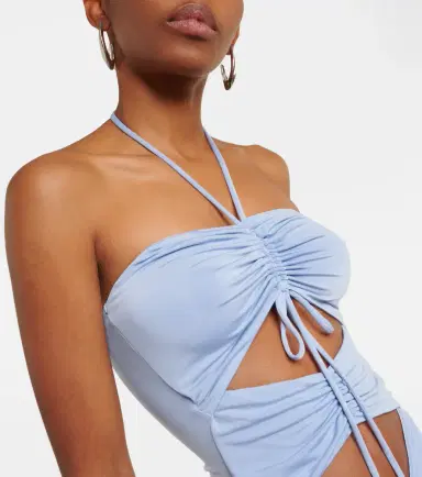 JADE SWIM Kira ruched midi dress | Thumbnail 3 JADE SWIM Kira ruched midi dress | Thumbnail 3