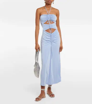JADE SWIM Kira ruched midi dress | Thumbnail 4 JADE SWIM Kira ruched midi dress | Thumbnail 4