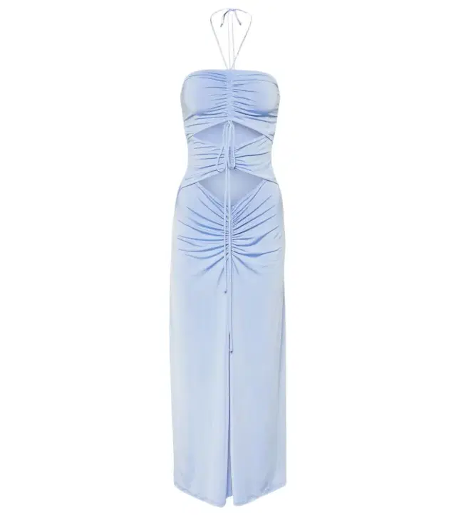 JADE SWIM Kira ruched midi dress