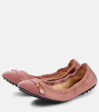 Tod's Dee leather ballet flats | Thumbnail 6