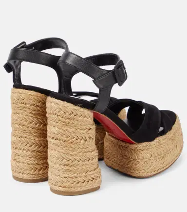 Christian Louboutin Super Calakala 130 suede espadrille sandals | Thumbnail 2