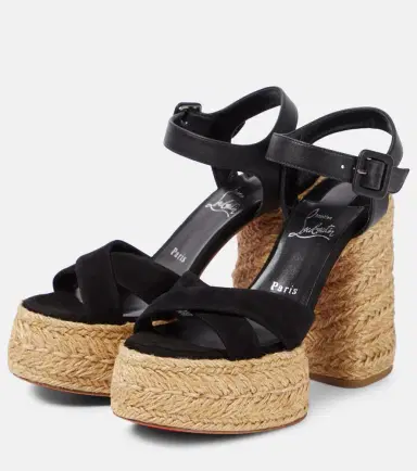 Christian Louboutin Super Calakala 130 suede espadrille sandals | Thumbnail 3
