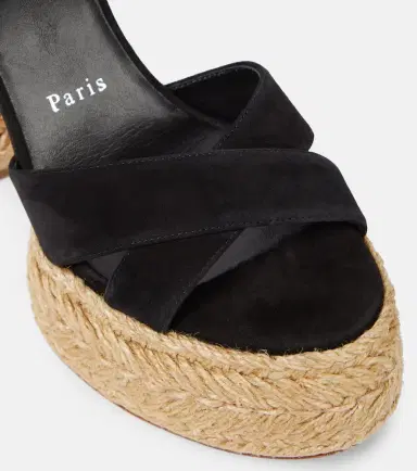 Christian Louboutin Super Calakala 130 suede espadrille sandals | Thumbnail 4