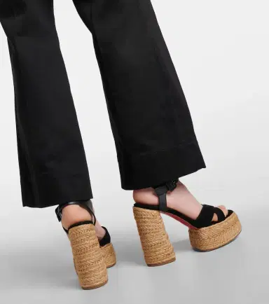 Christian Louboutin Super Calakala 130 suede espadrille sandals | Thumbnail 5