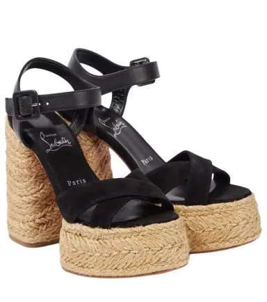 Christian Louboutin Super Calakala 130 suede espadrille sandals | Thumbnail 1