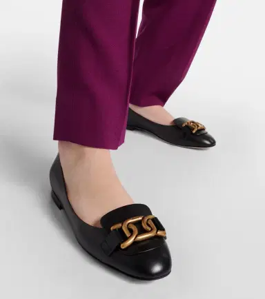Tod's Kate leather ballet flats | Thumbnail 5