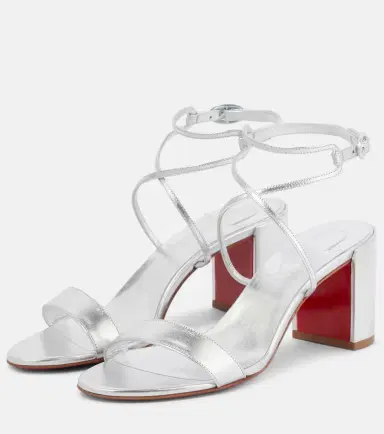 Christian Louboutin Choca Girl 70 metallic leather sandals | Thumbnail 4 Christian Louboutin Choca Girl 70 metallic leather sandals | Thumbnail 4