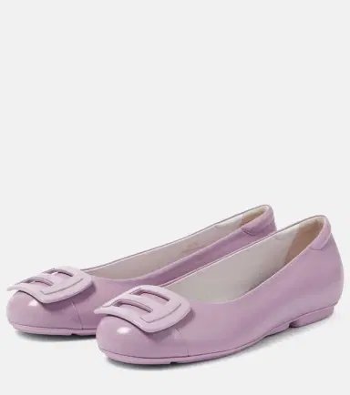 Hogan H661 leather ballet flats | Thumbnail 4