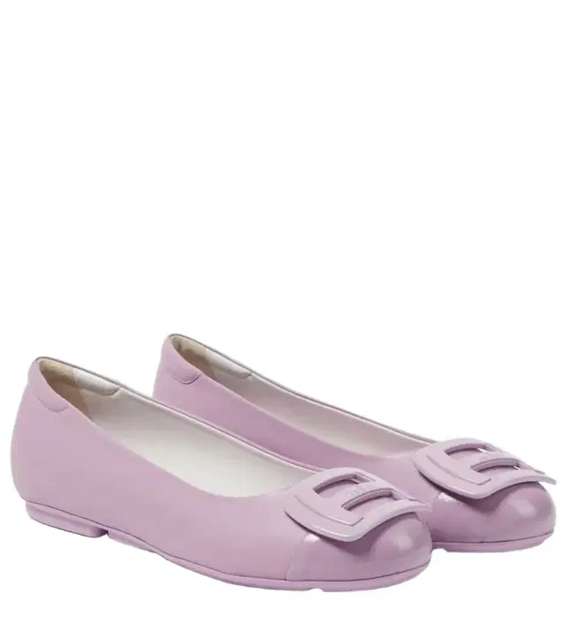 Hogan H661 leather ballet flats