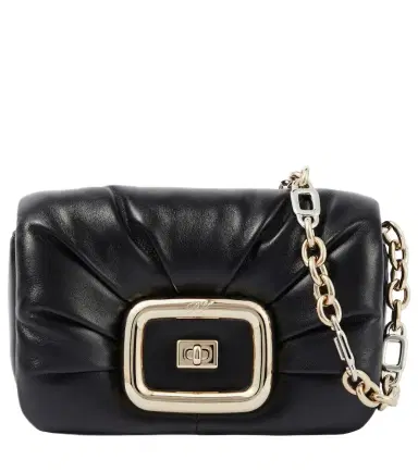 Roger Vivier Viv' Mini leather shoulder bag | Thumbnail 1 Roger Vivier Viv' Mini leather shoulder bag | Thumbnail 1