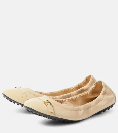 Tod's Leather ballet flats | Thumbnail 3