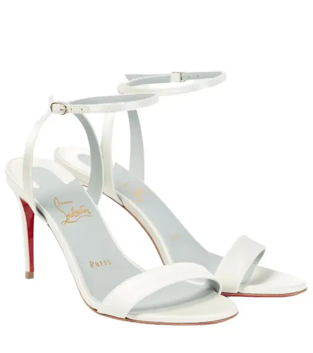 Christian Louboutin Loubigirl 85 silk crêpe satin sandals